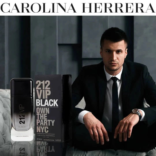 Carolina Herrera Mens 212 VIP Black Eau de Perfume For Unisex