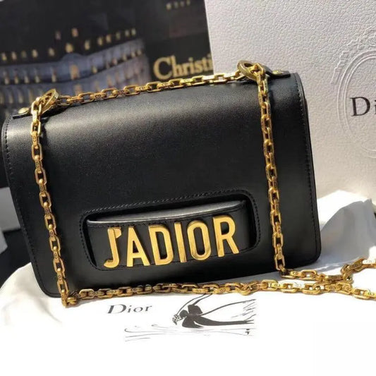 J’ADIOR Black Studio Collection Sling Bag (With Box)