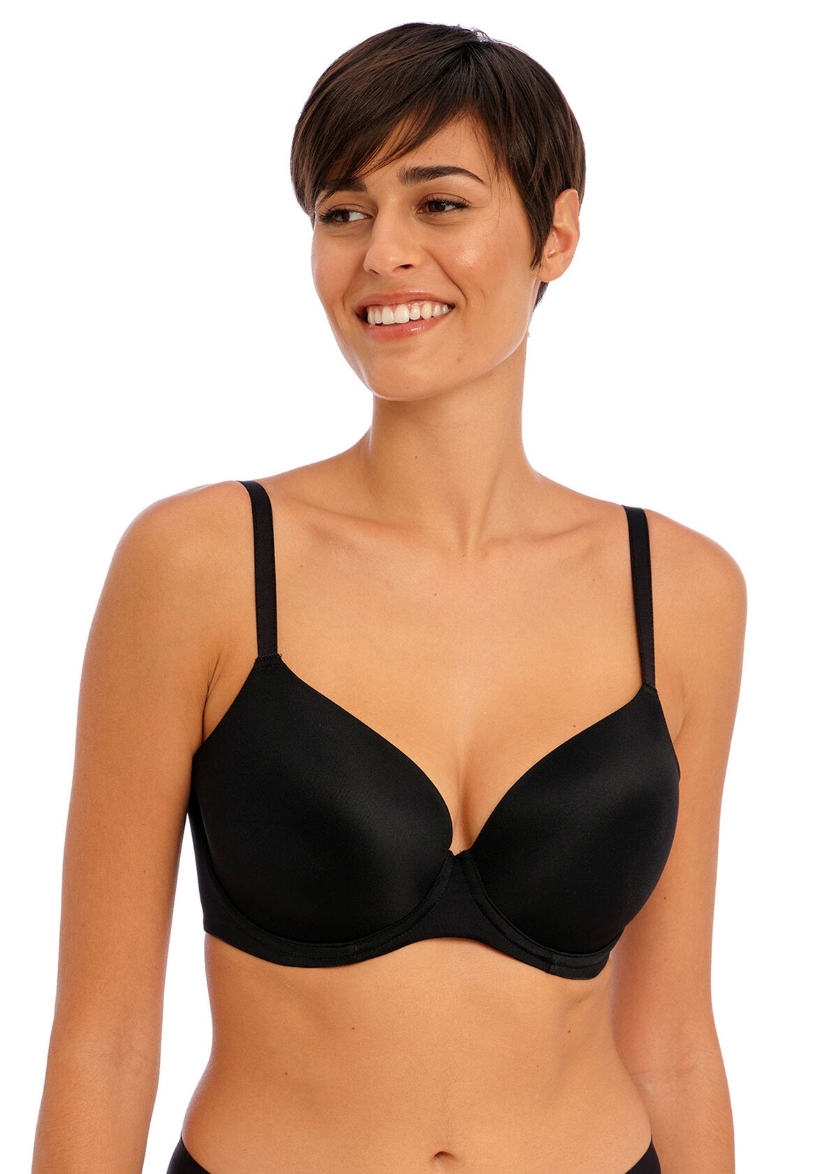 Women Detachable Strap Non Wired Padded Bra