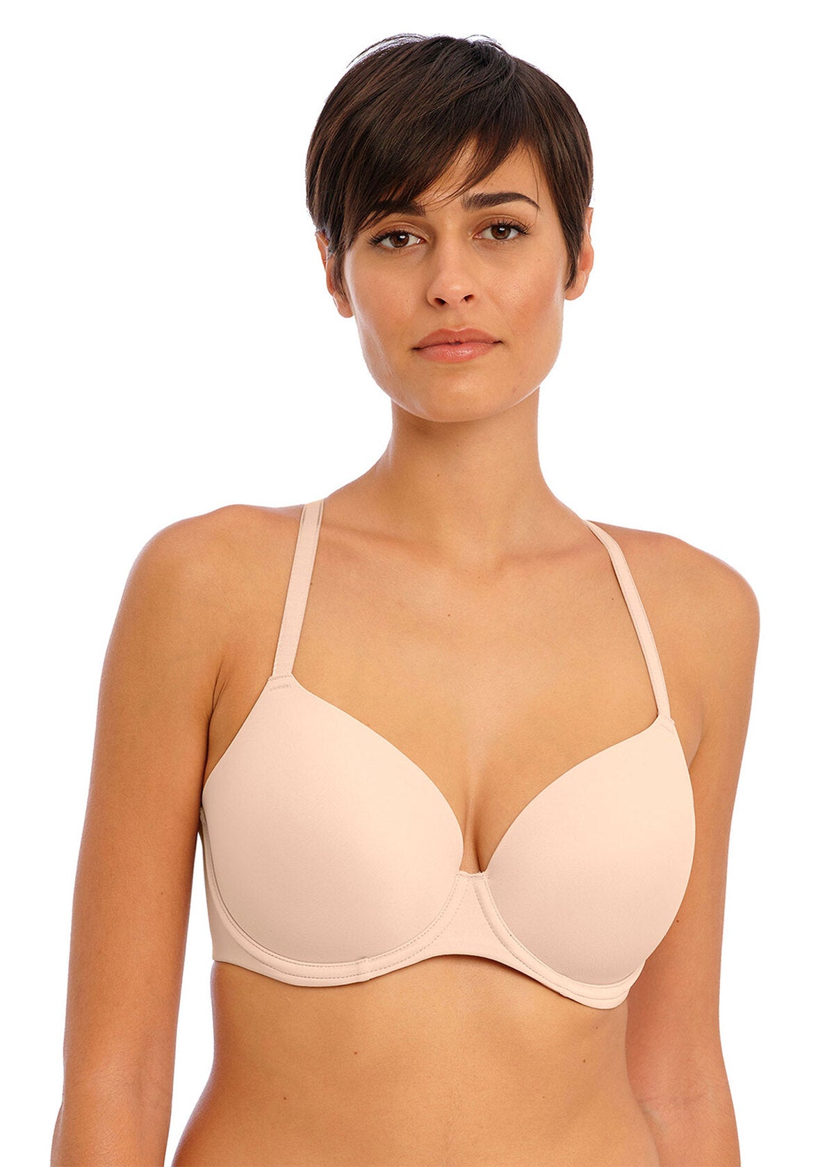 Women Detachable Strap Non Wired Padded Bra