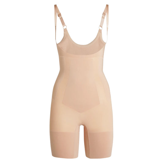 Open Bust Mid thigh Bodysuit