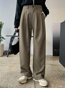 Chic Flare Brown Pants