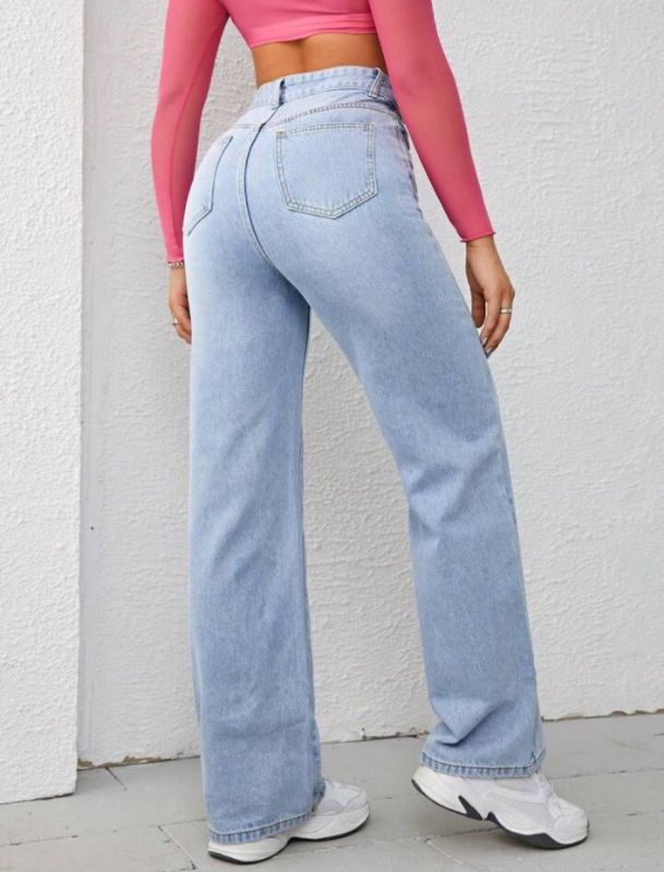 High Waist Wide Leg Jeans