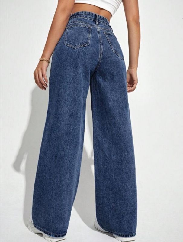 High Waist Wide Leg Jeans