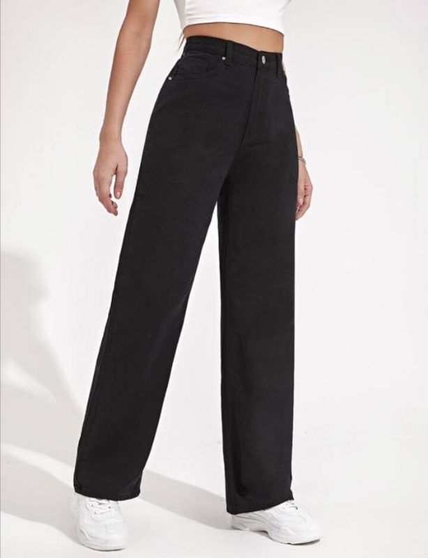 High Waist Wide Leg Jeans