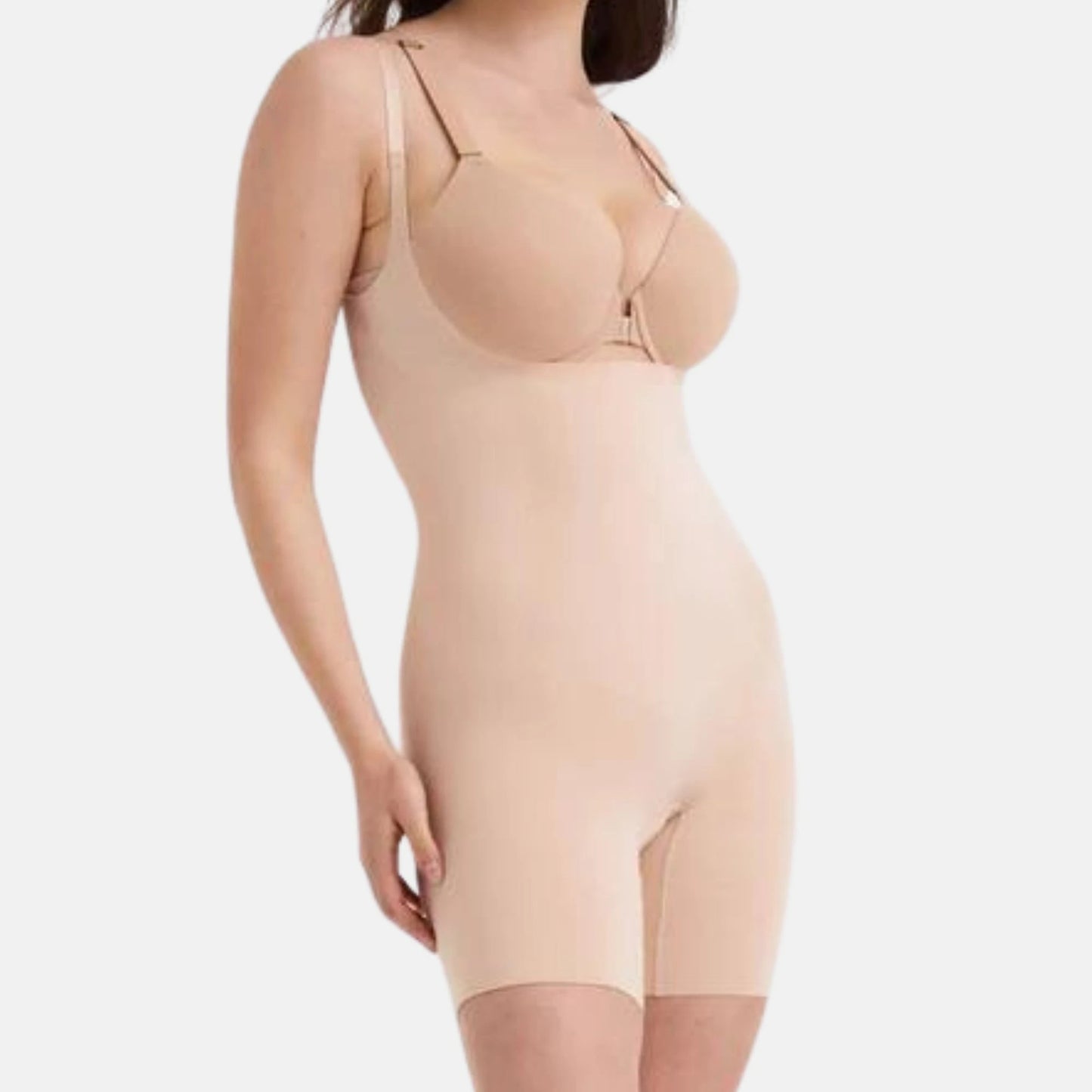 Open Bust Mid thigh Bodysuit