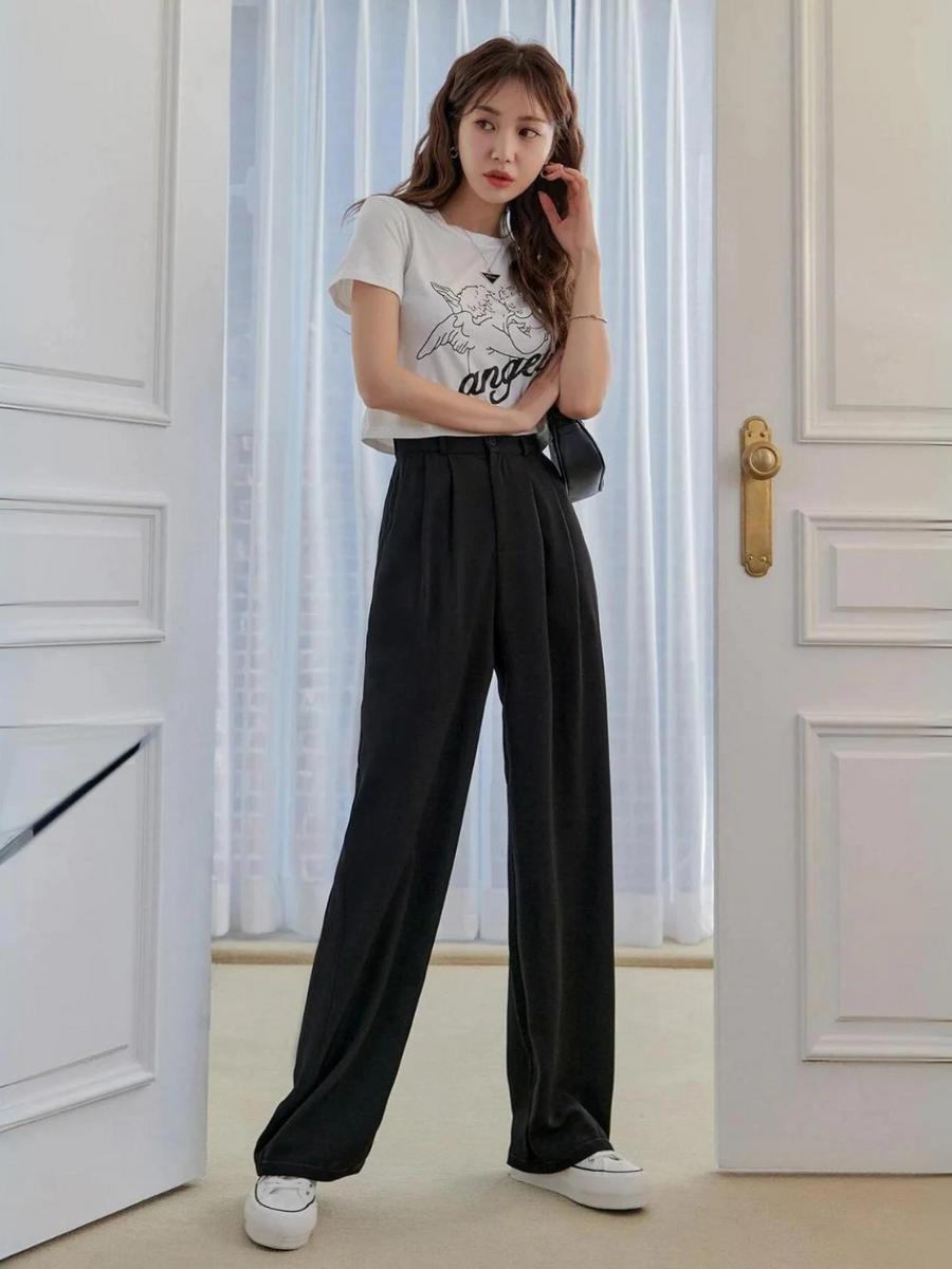 Combo of 2 Highwaist Korean Pants