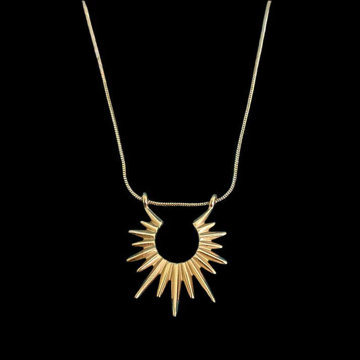 sun necklace