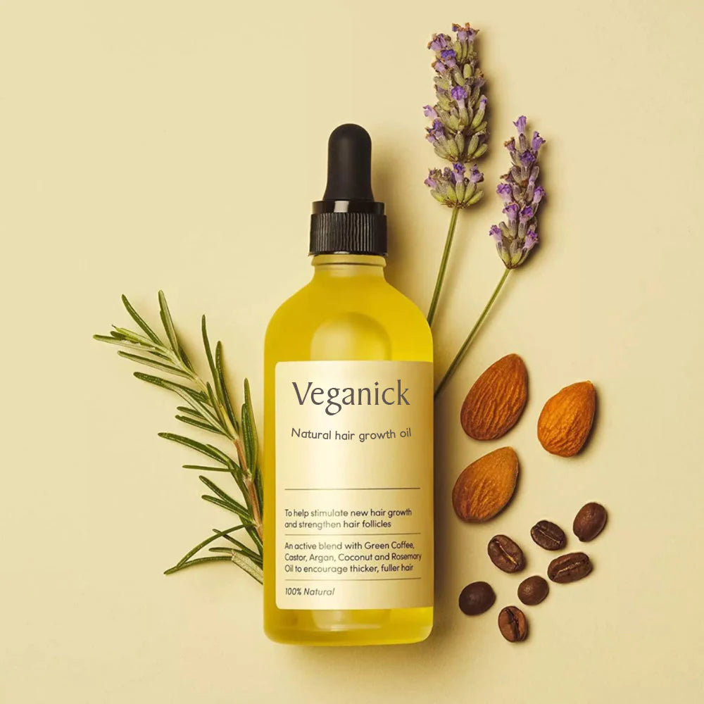 Veganick Natural Hair Growth Oil (Buy 1 Get 1 Free)