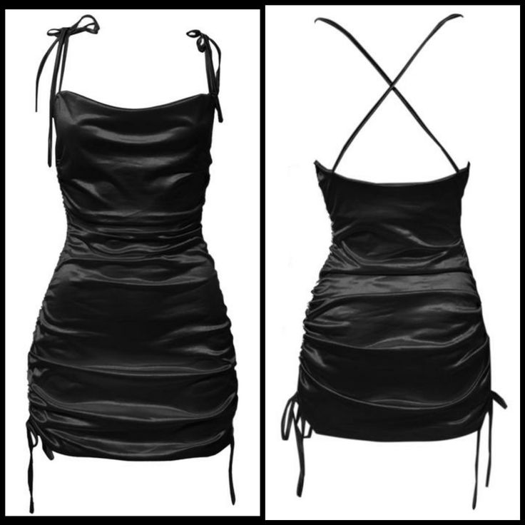 WOMEN RUCHED STRAPPY BODYCON DRESS