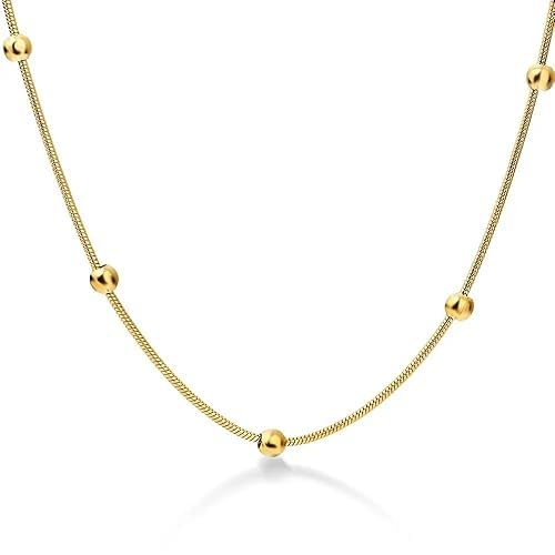 Combo of 5 Golden Chain Nacklace