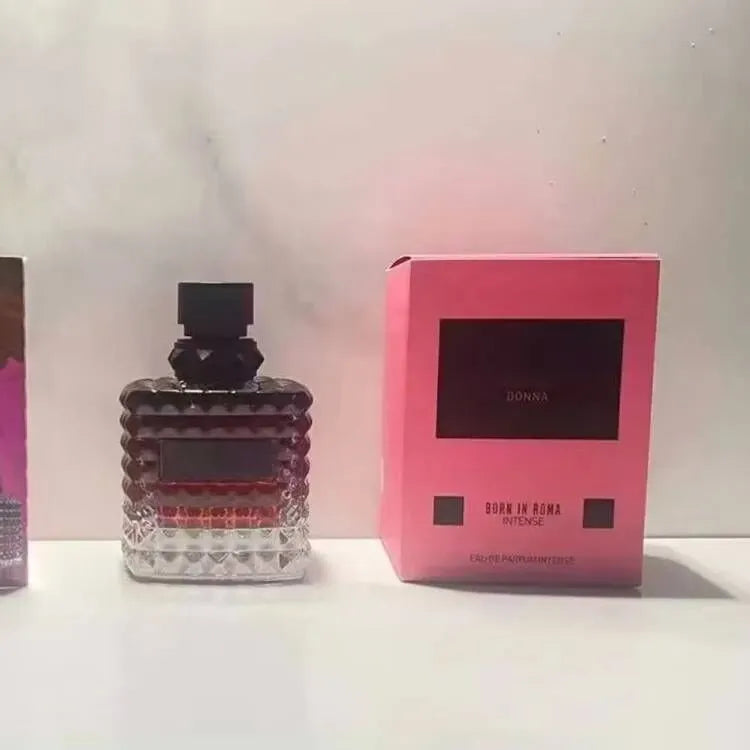 Born in Intense Coral Fantasy Pink Roma Donna Uomo Fragrance Perfume 100ml