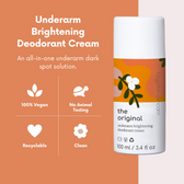 The Original Underarm Brightening Deodorant Cream | 3.4 fl oz