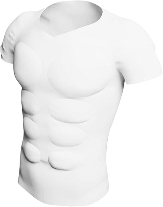 Sculpted Chest Enhancer for Men - Padded Muscle T-shirt ( BUY 1 GET 1 FREE)