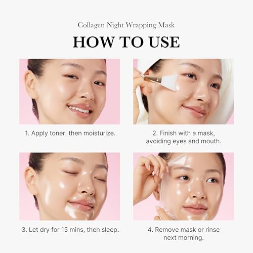 medicube Collagen Overnight Wrapping Peel Off Facial Mask Pack