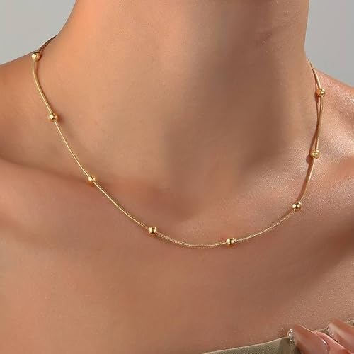 Combo of 5 Golden Chain Nacklace