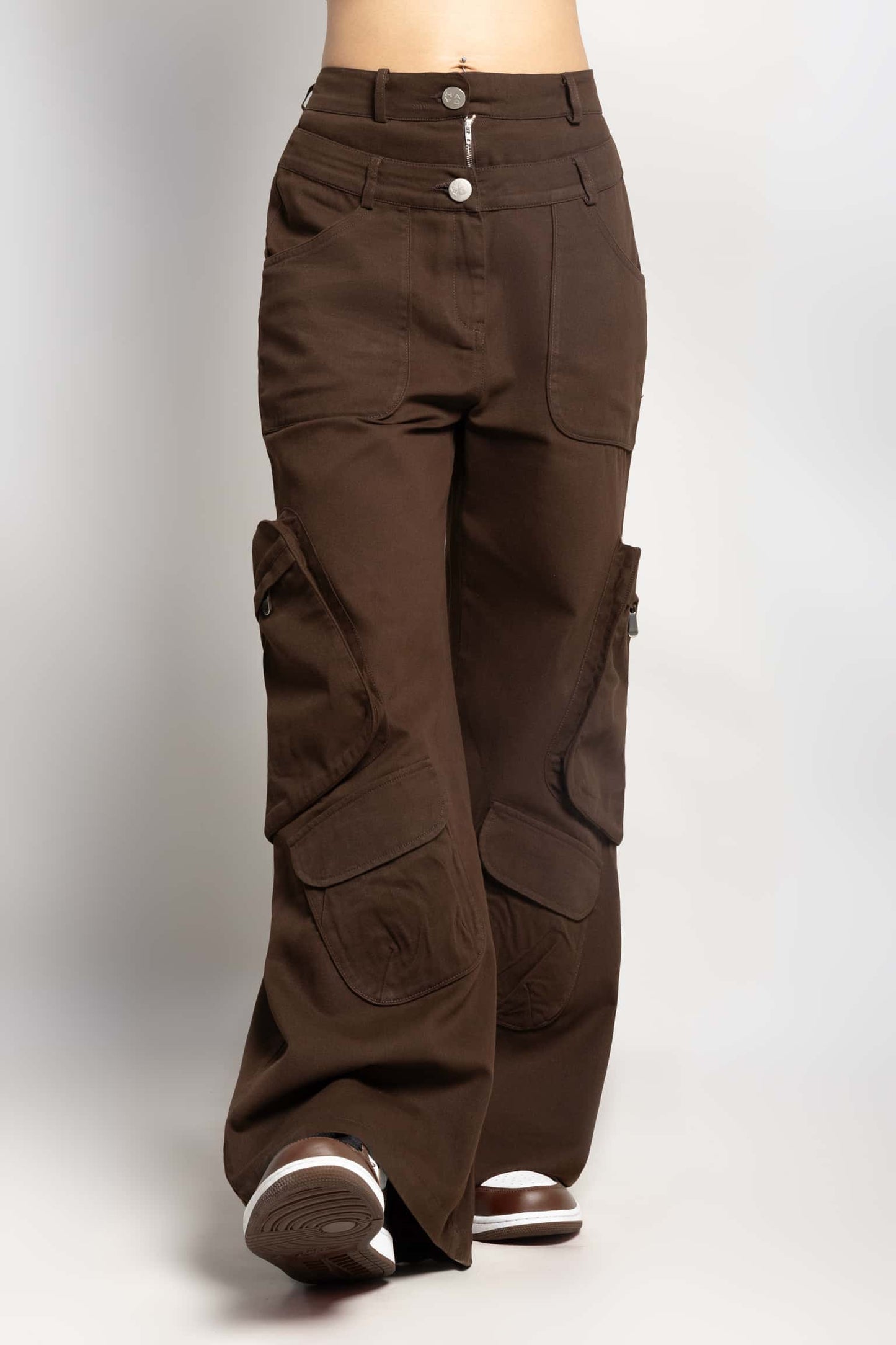 TwinZip Wide-Leg Cargo Pant