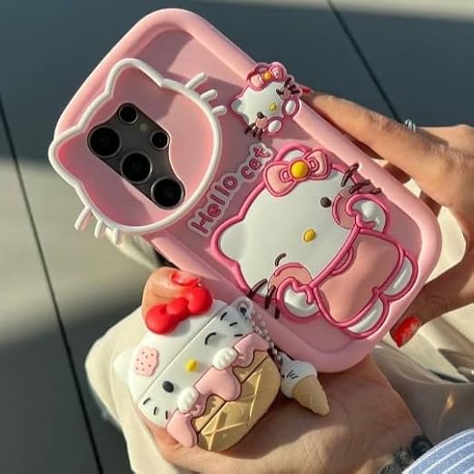 Combo of 2 Weird Plush Pink Phone Case