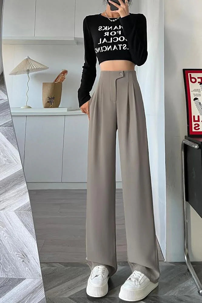 Korean High Waist Trousers