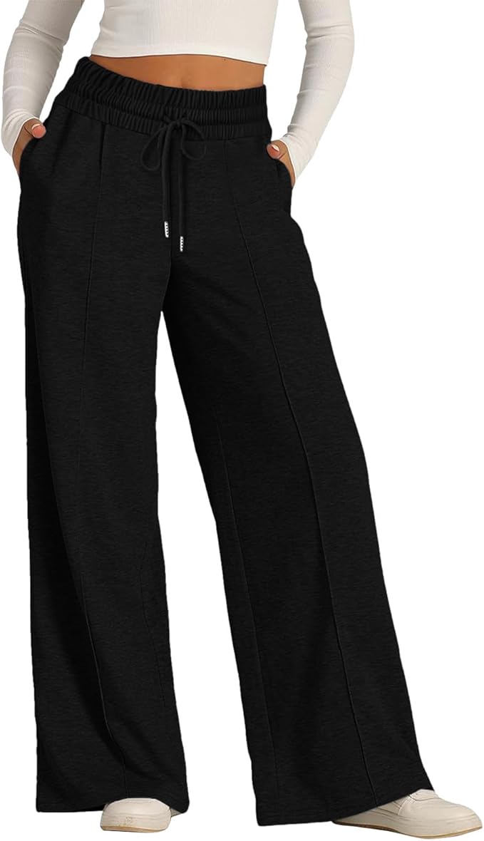 Women Oversized Wide Leg Lightweight Pants Sweatpants