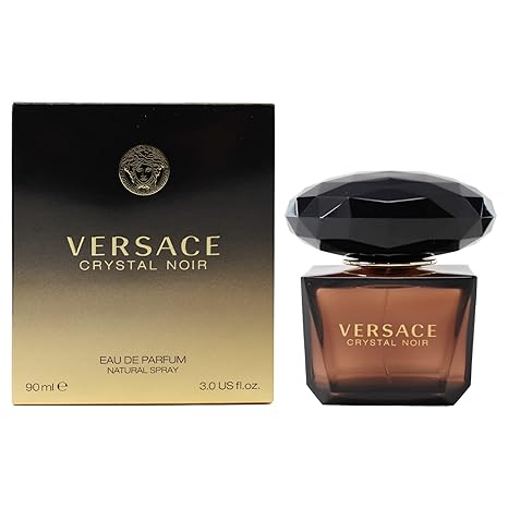 Versace Crystal Noir for Women Eau de Perfume Spray, 3 Ounce/90 ml