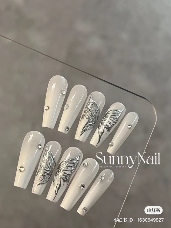 Set of 10 designs USA Imported Press on Professional Nails (100 Pcs Press on Nails)