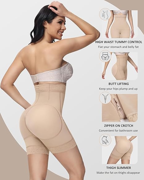 SHAPSHE Butt Lifting Shapewear Tummy Control Shorts Fajas Colombianas Shapewear Shorts Compression Underwear Women