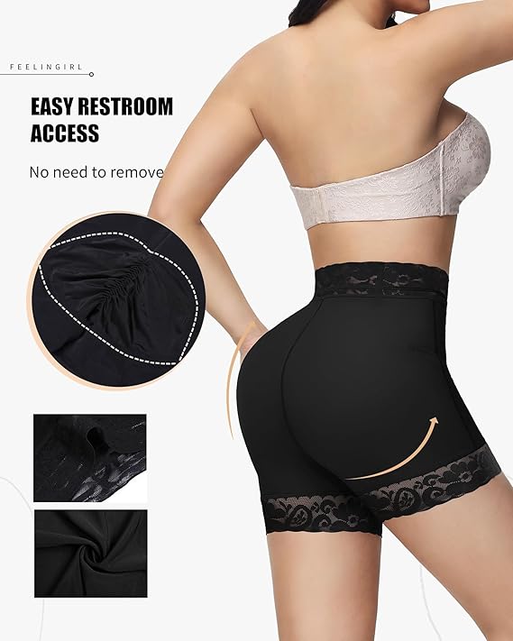 SHAPSHE Butt Lifting Shapewear for Women Tummy Control Shorts Body Shaper Panties High Waisted Thigh Slimming Underwear