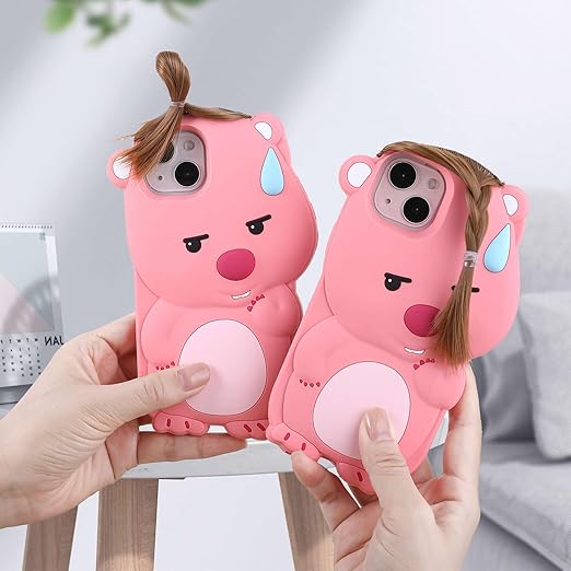 Combo of 2 Weird Plush Pink Phone Case