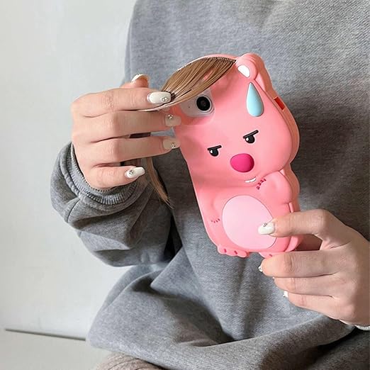 Combo of 2 Weird Plush Pink Phone Case