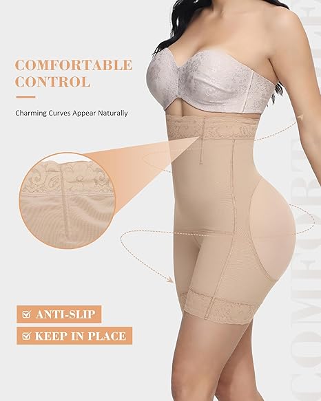 SHAPSHE Butt Lifting Shapewear Tummy Control Shorts Fajas Colombianas Shapewear Shorts Compression Underwear Women