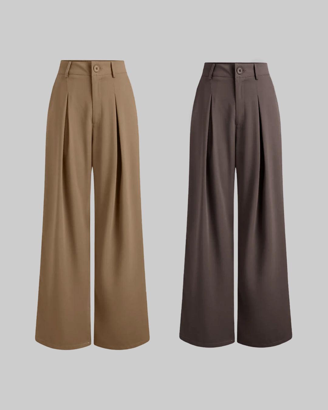 Korean Style Baggy Trouser In Minimal Palette