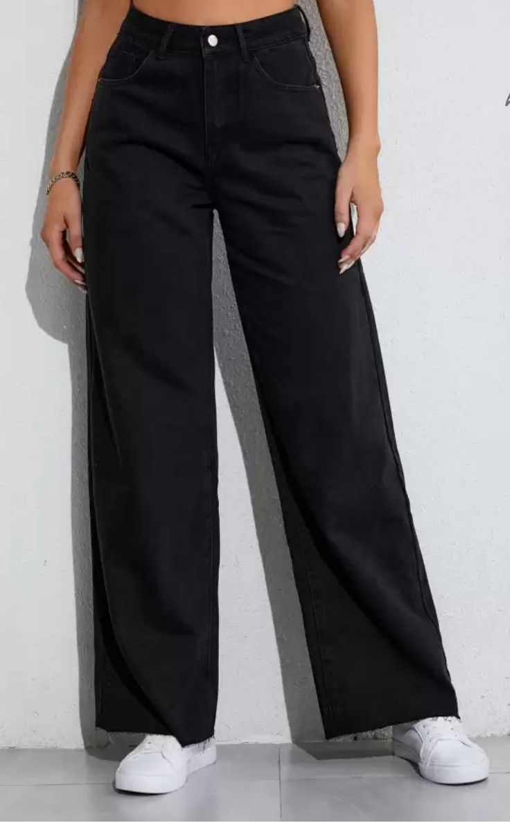 Women Regular High Rise Black Jeans