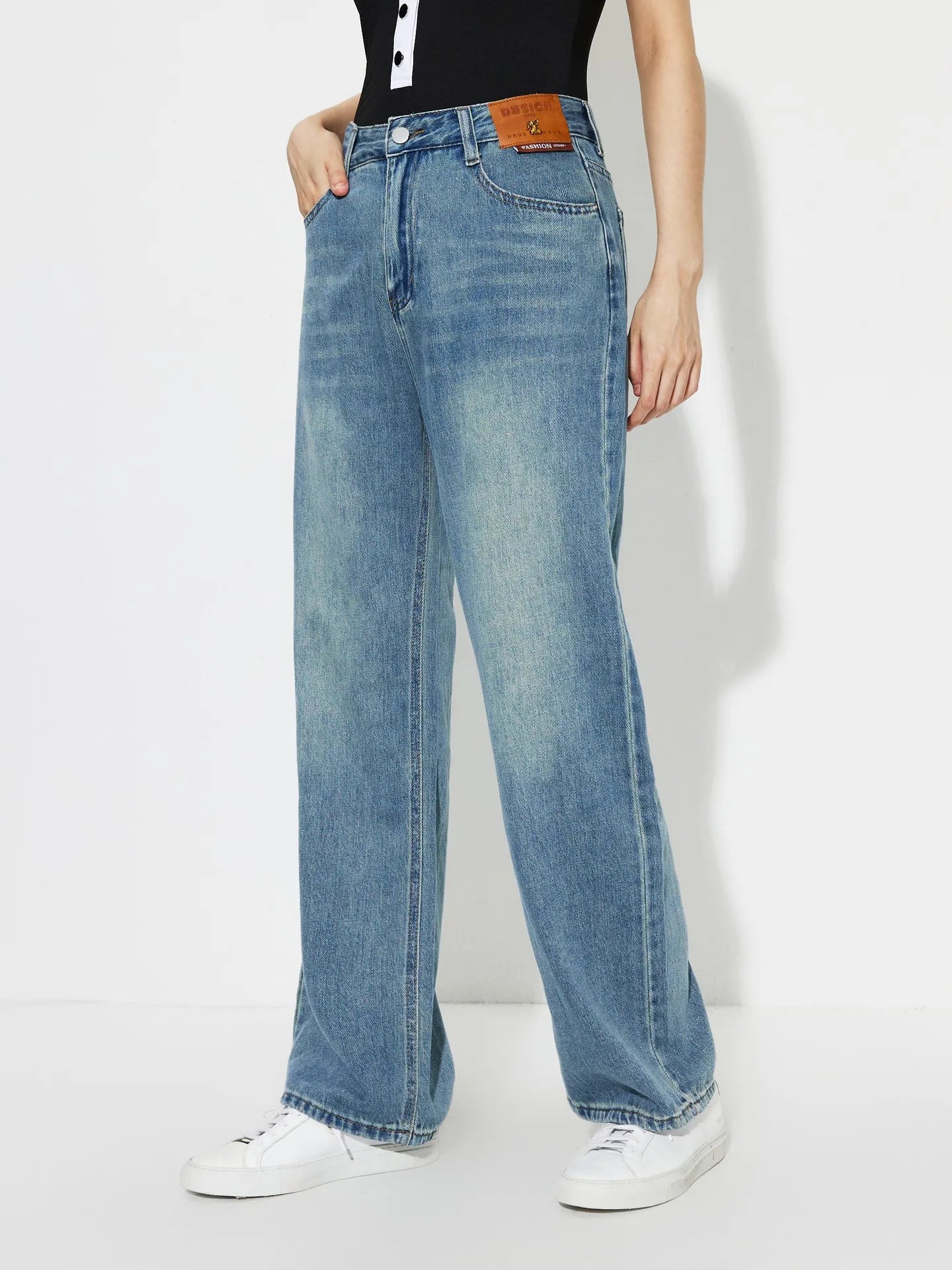 Straight Leg Jeans