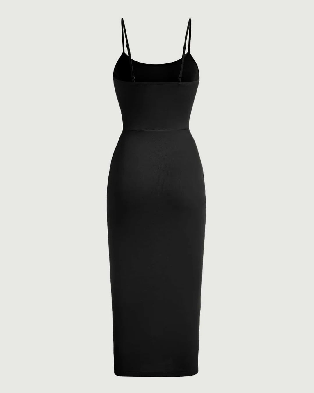 Solid Color Ruched Drawstring Midi Dress