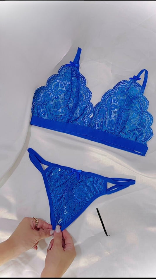 The Sapphire Whisper Lingerie