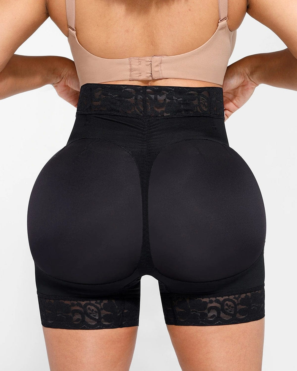 Mid Waist Lace Butt Enhancer Panty (bUY 1 Get 1 Free)