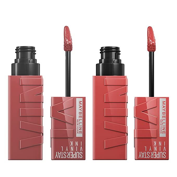 Maybelline Vinyl Ink Swatches Nude Lipstick (Set of 6)