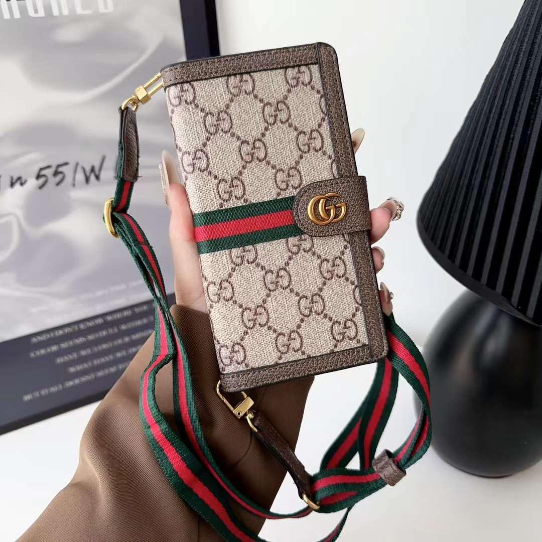 Combo of 2 Flip Style Luxury Branded Designer Case for iPhone With Sling