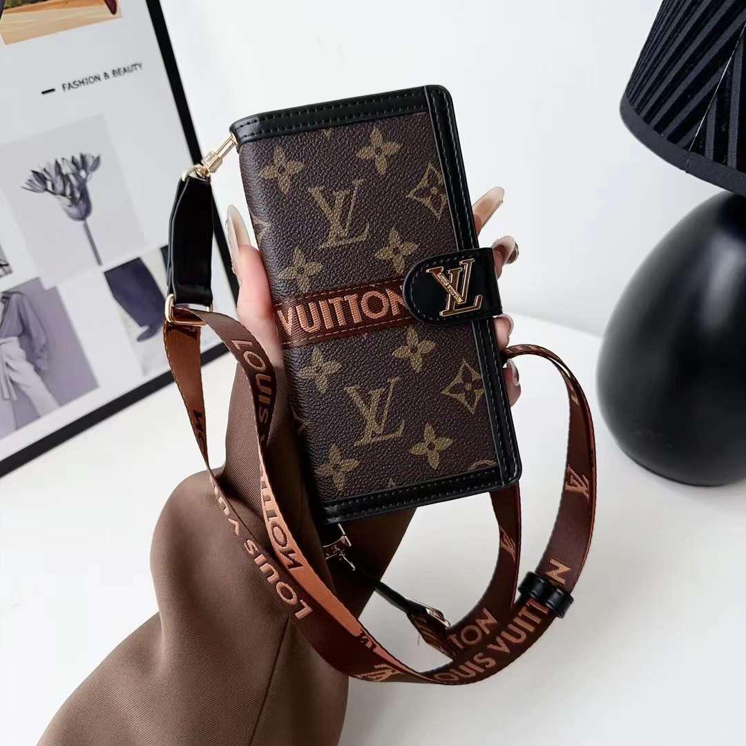 Combo of 2 Flip Style Luxury Branded Designer Case for iPhone With Sling