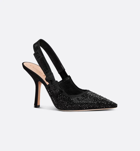 J'Adior Slingback Pump Heel in Black