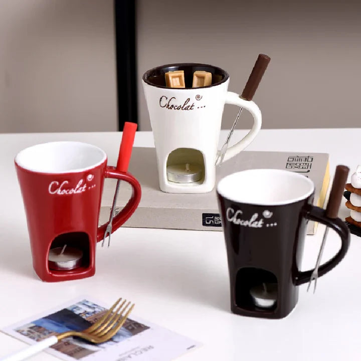 Fondue Mugs (BUY 1 GET 1 FREE) + 10 Candle Free