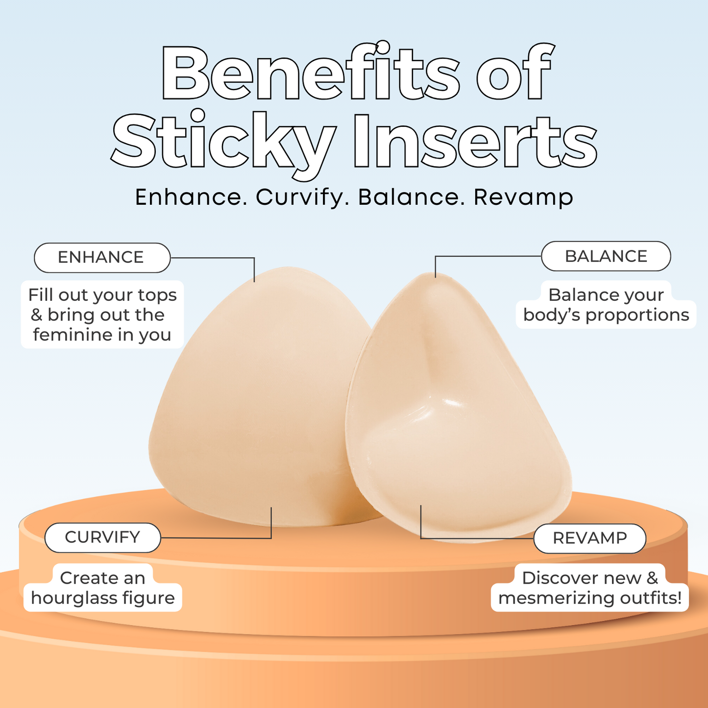 Instant Volume Sticky Inserts (Buy 1 Get 1 Free)