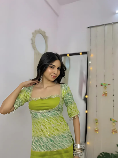 Mehendi Mirage Kurti