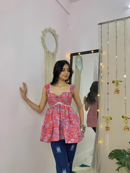 Blossom Breeze Kurti