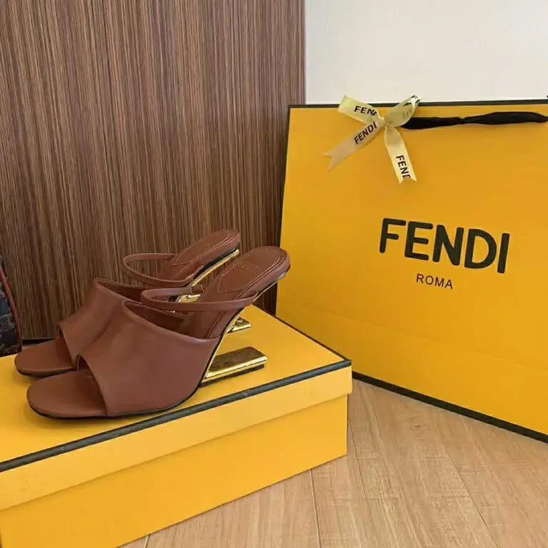 Fendi First Brown High Heel