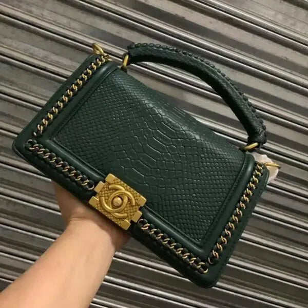 CHANEL LEBOY CROCO PREMIUM QUALITY HANDBAG