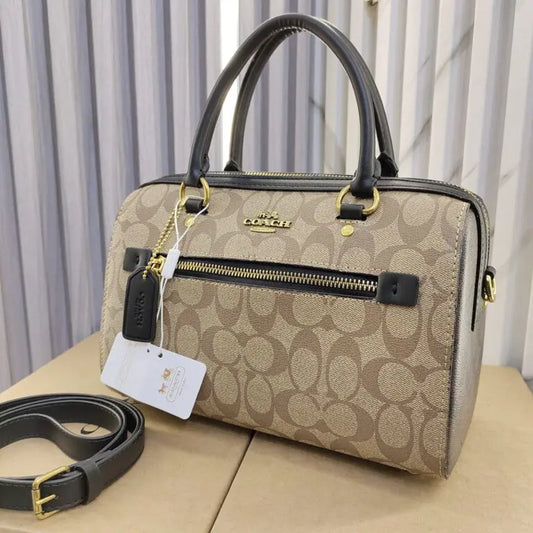 Coach Apricot Coffee Speedy Bag