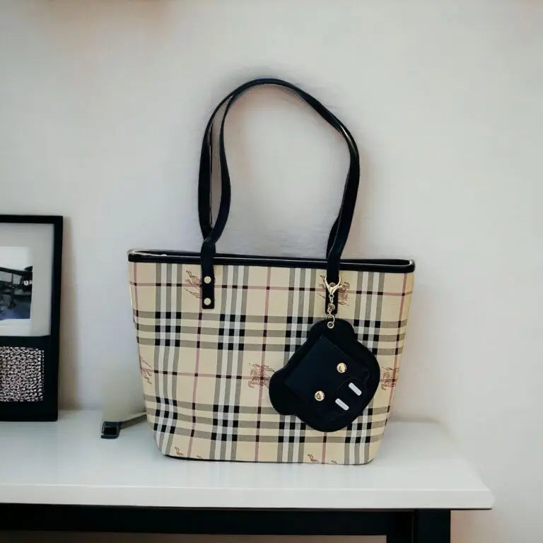 Burberry Black Signature Premium quality Tote Bag