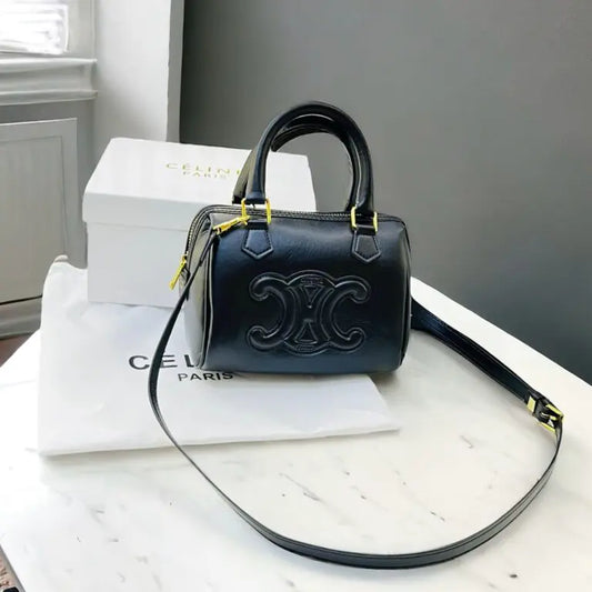 Celine Black Mini Boston Bag